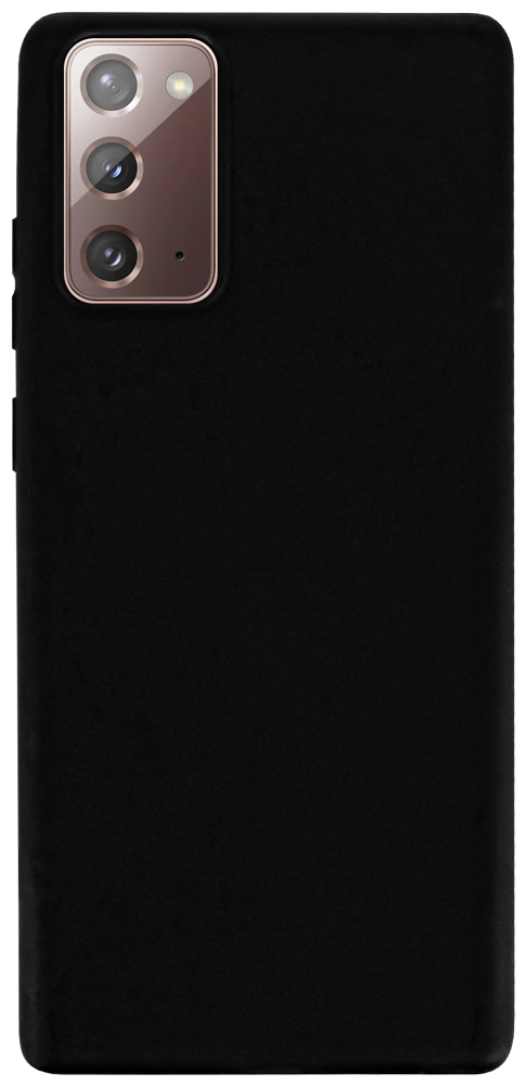 Samsung Galaxy Note 20 5G (SM-N981B) szilikon tok matt fekete