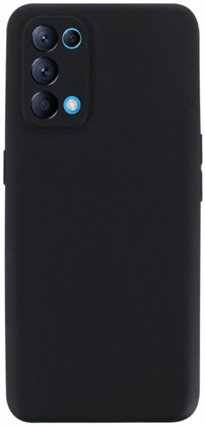 Oppo Find X3 Lite szilikon tok kameravédővel matt fekete