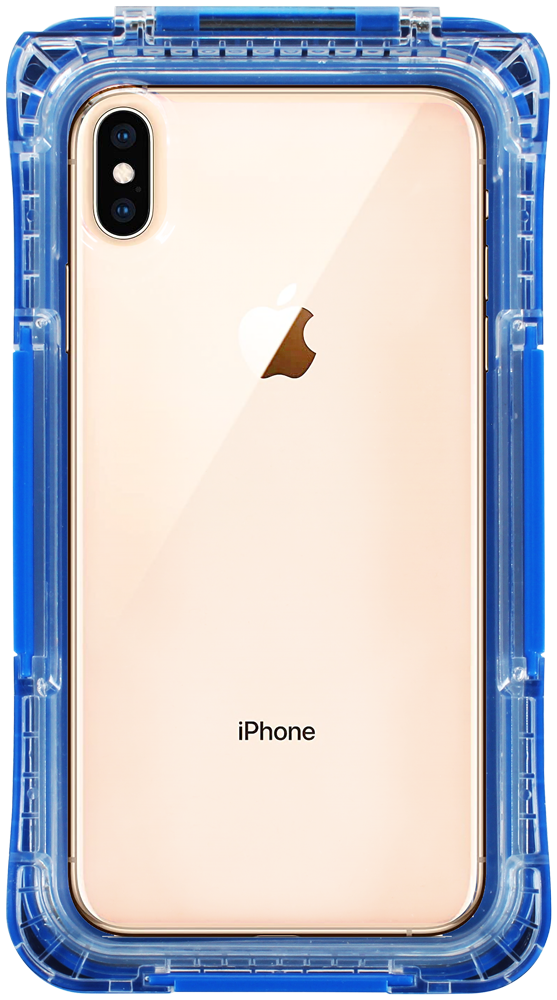 Apple iPhone XS Max vízálló tok 10 méterig vízálló kék
