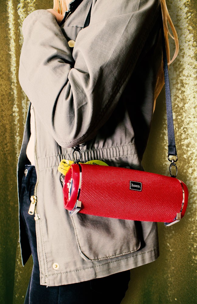 Motorola G50 kompatibilis HOCO bluetooth hangszóró piros