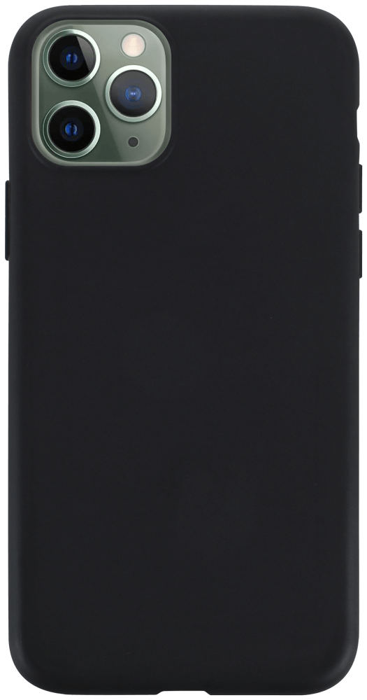 Apple iPhone 11 Pro szilikon tok matt fekete