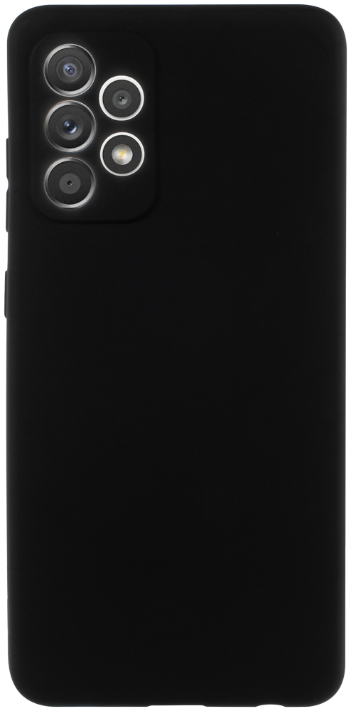 Samsung Galaxy A52s 5G (SM-A528B) szilikon tok kameravédővel matt fekete