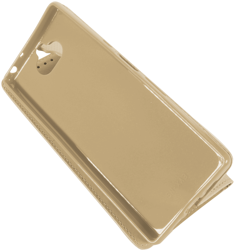 Sony Xperia 10 oldalra nyíló flipes bőrtok rombusz mintás arany