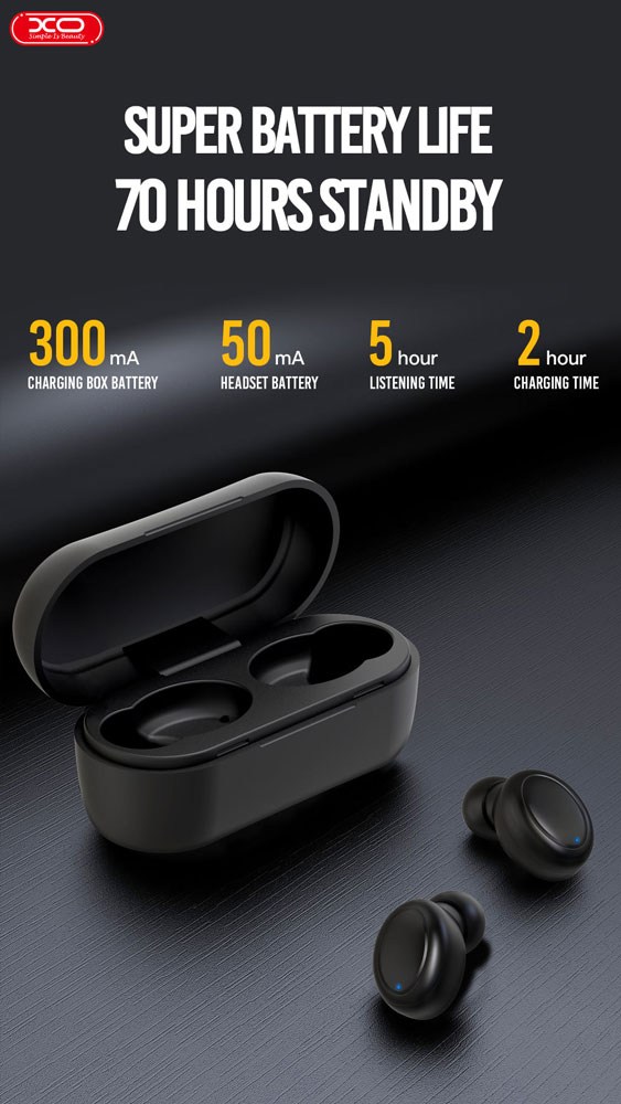 Sony Xperia XA1 kompatibilis Bluetooth fülhallgató XO fehér