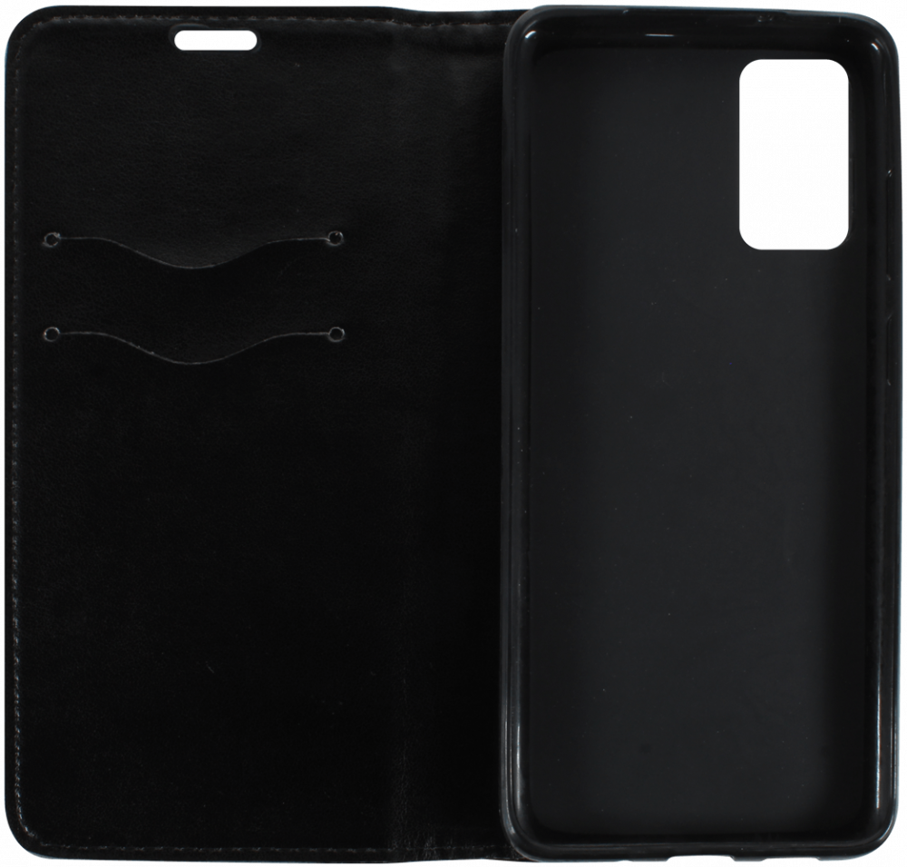 Samsung Galaxy S20 Plus (SM-G985F) oldalra nyíló flipes bőrtok asztali tartó funkciós fekete