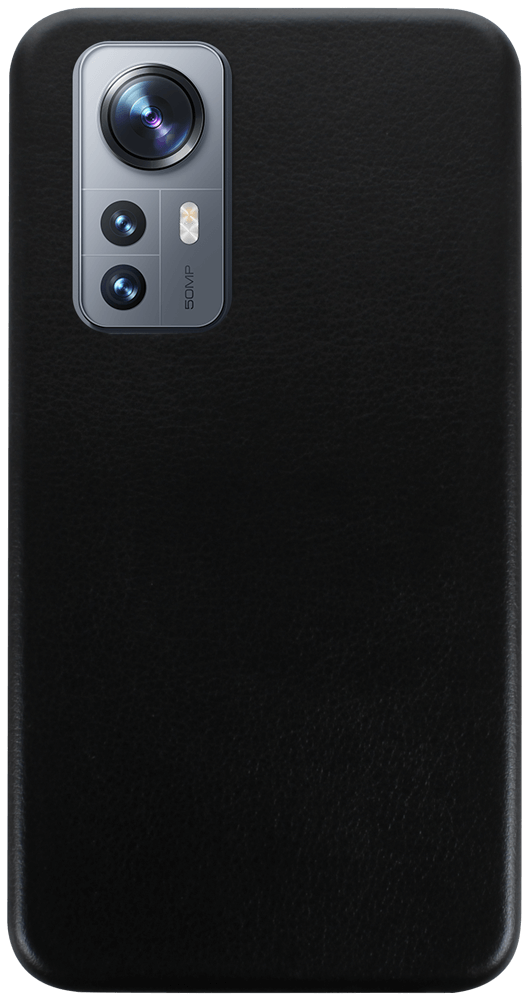 Xiaomi 12 lenyíló mágneses flipes bőrtok prémium minőség fekete