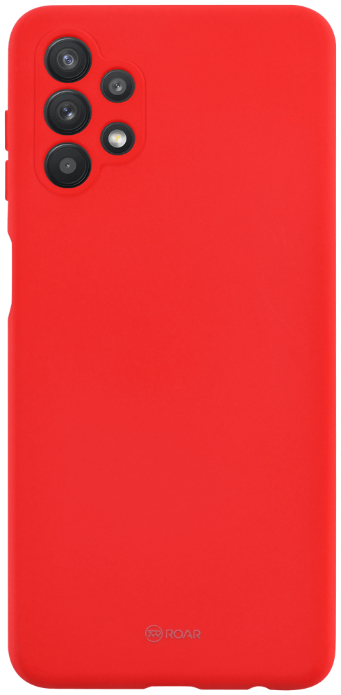 Samsung Galaxy A32 5G (SM-A326) szilikon tok gyári ROAR kameravédővel piros