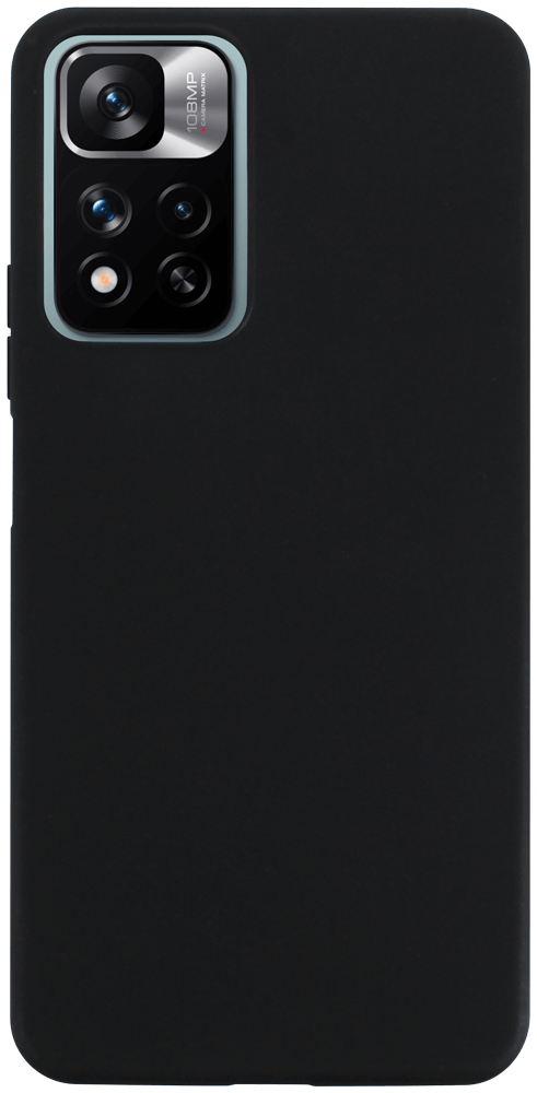 Xiaomi Redmi Note 11 Pro Plus 5G szilikon tok matt fekete
