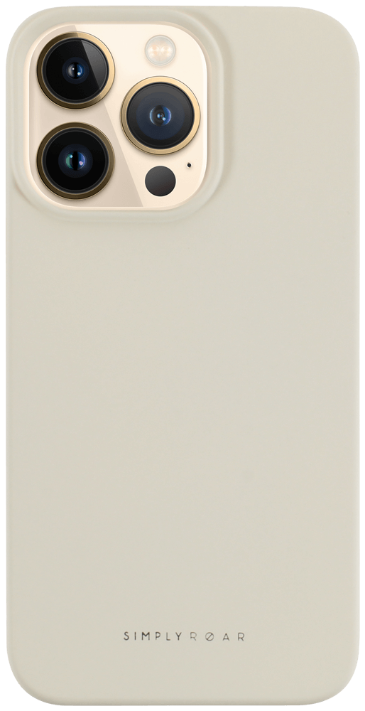 Apple iPhone 13 Pro szilikon tok gyári ROAR púder fehér