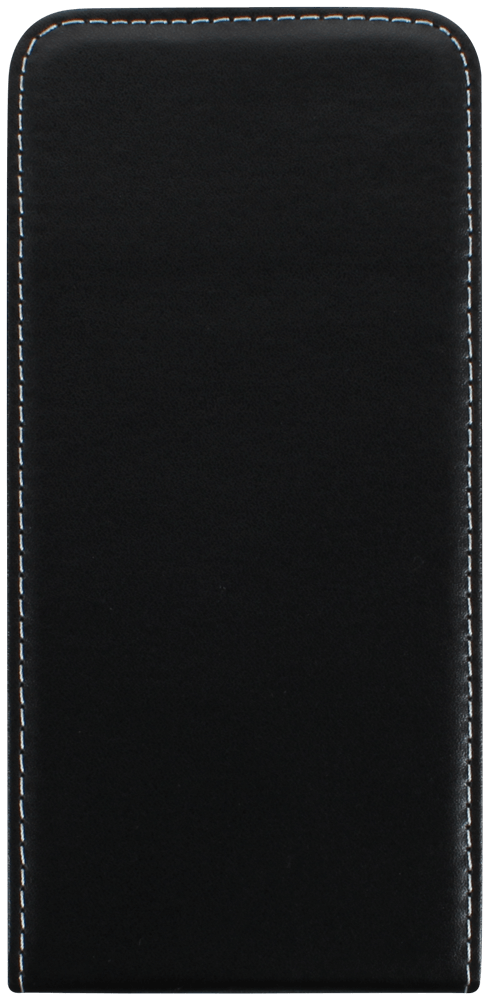 Huawei P Smart 2021 lenyíló flipes bőrtok fekete