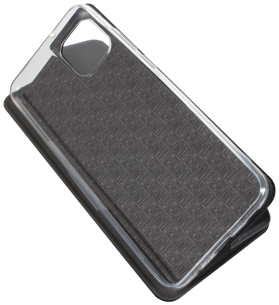 Samsung Galaxy A03 (SM-A035G) oldalra nyíló mágneses flipes bőrtok prémium minőség fekete