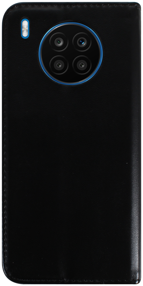 Honor 50 Lite oldalra nyíló flipes bőrtok asztali tartó funkciós fekete