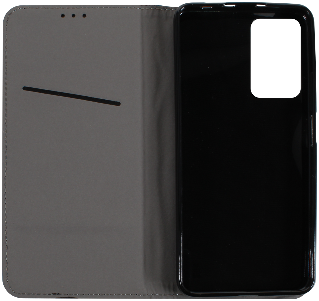 Xiaomi Redmi Note 11 Pro Plus 5G oldalra nyíló flipes bőrtok rombusz mintás fekete