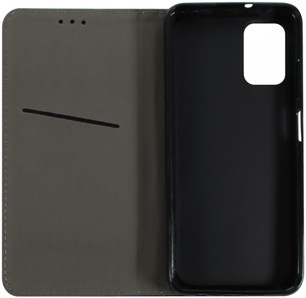 Samsung Galaxy A03s (SM-A037F) oldalra nyíló flipes bőrtok asztali tartó funkciós fekete