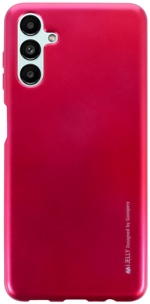 Samsung Galaxy A13 5G (SM-A136) szilikon tok gyári MERCURYCASE fémhatású rózsaszín