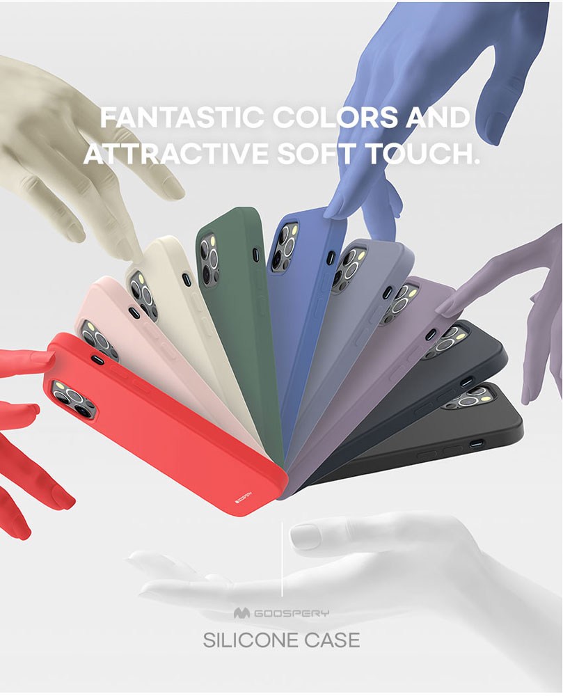 Apple iPhone 13 Mini kemény hátlap gyári MERCURYCASE levendulaszürke