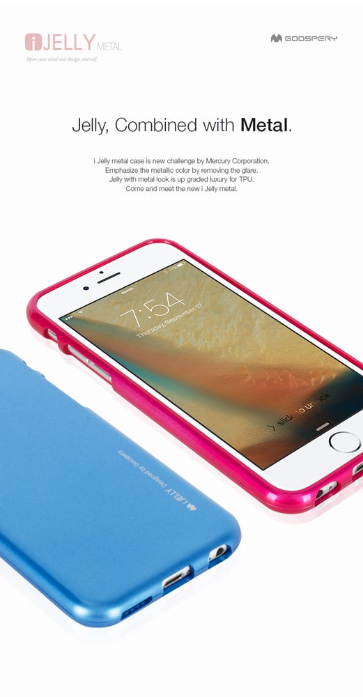 Apple iPhone 13 Mini szilikon tok gyári MERCURYCASE fémhatású piros