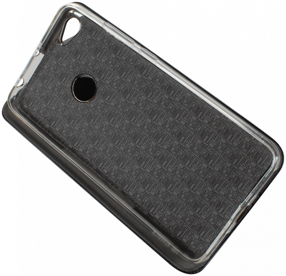 Xiaomi Redmi Note 5A (Prime) oldalra nyíló mágneses flipes bőrtok prémium minőség fekete