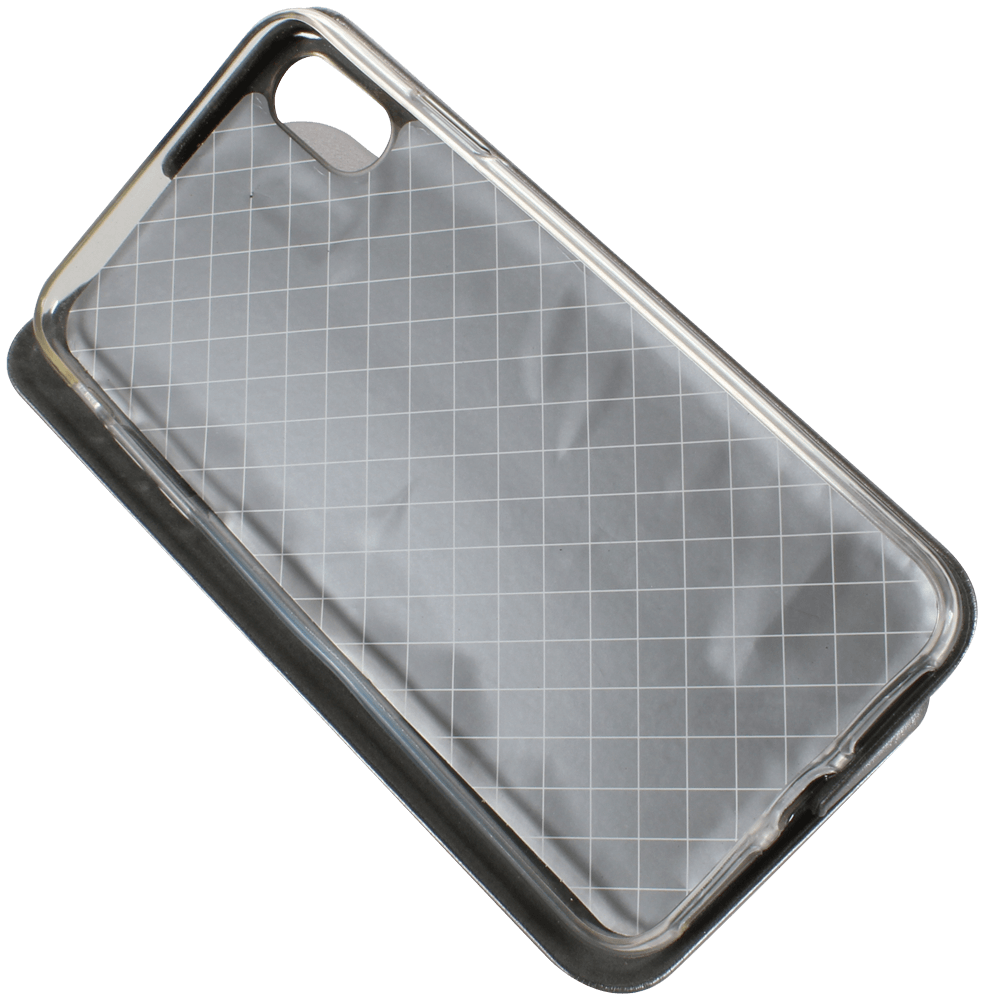 Apple iPhone XS Max oldalra nyíló mágneses flipes bőrtok prémium minőség ezüst