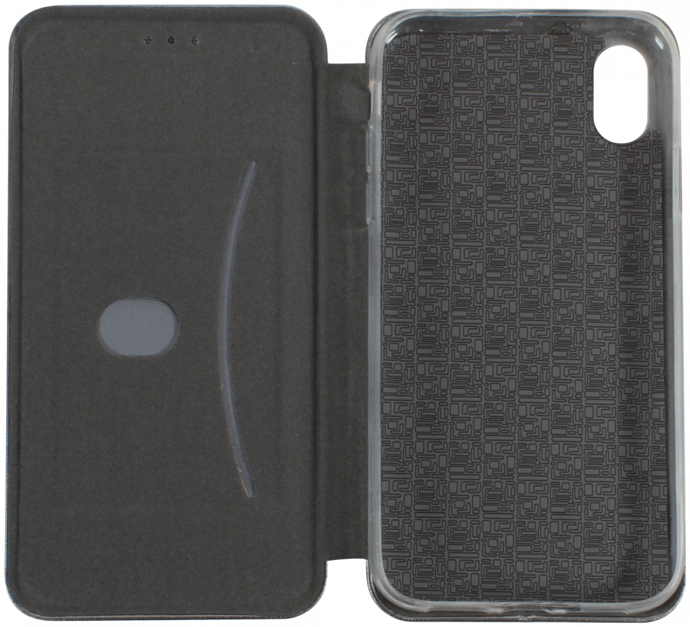 Apple iPhone XR oldalra nyíló mágneses flipes bőrtok prémium minőség ezüst