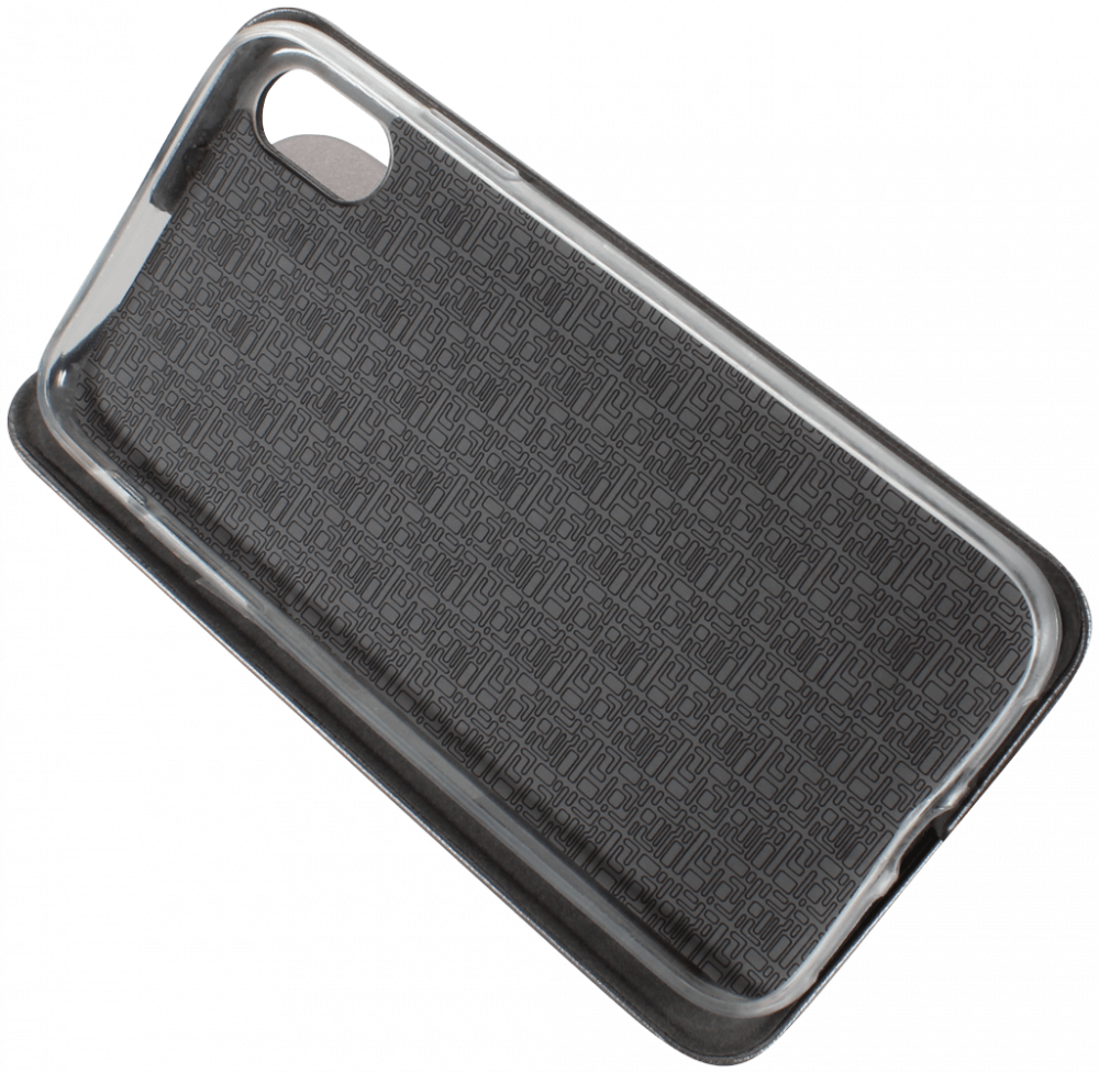 Apple iPhone XR oldalra nyíló mágneses flipes bőrtok prémium minőség ezüst