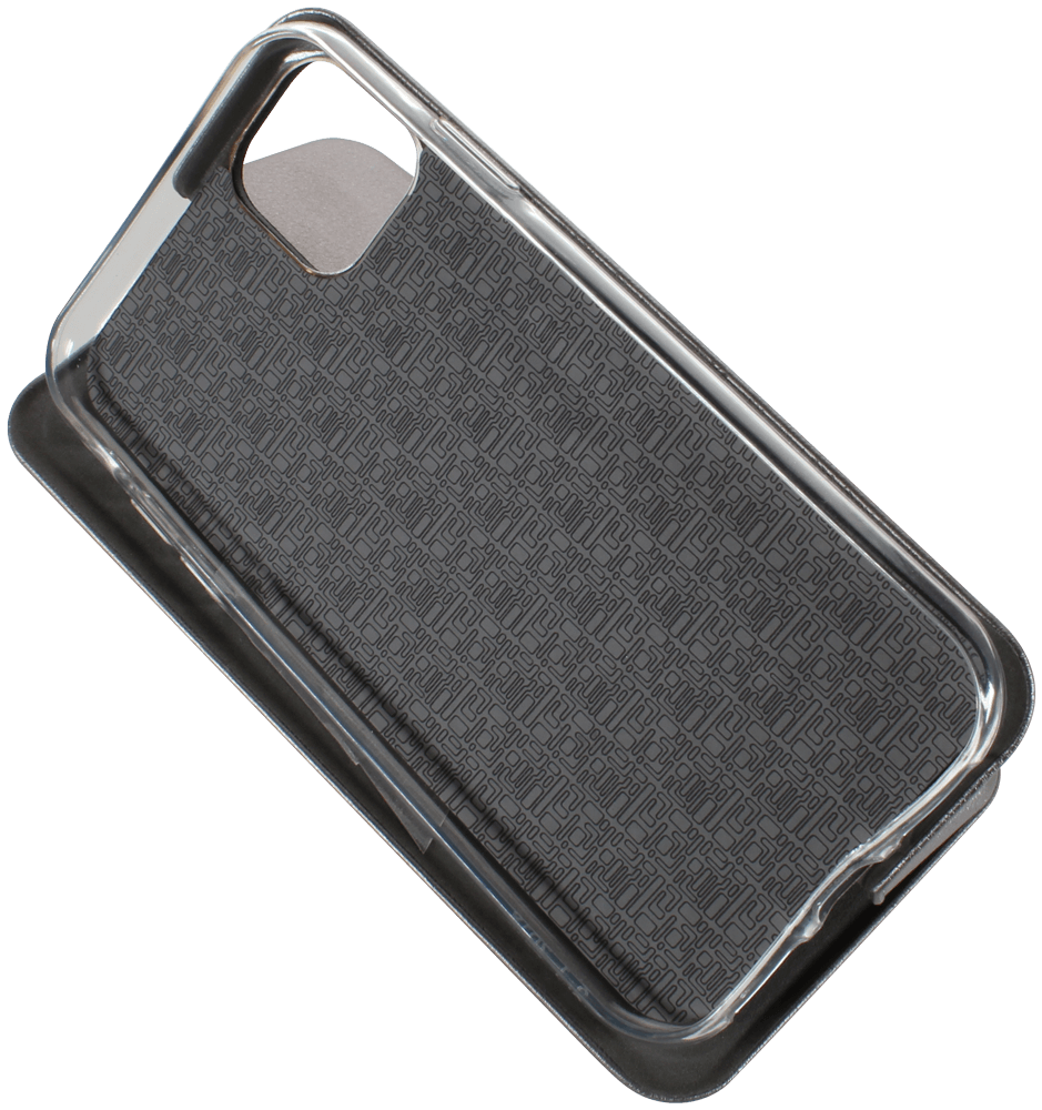 Apple iPhone 11 oldalra nyíló mágneses flipes bőrtok prémium minőség ezüst