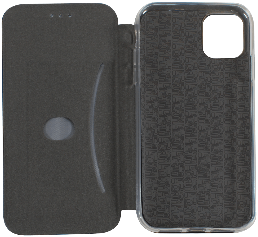 Apple iPhone 11 oldalra nyíló mágneses flipes bőrtok prémium minőség fekete