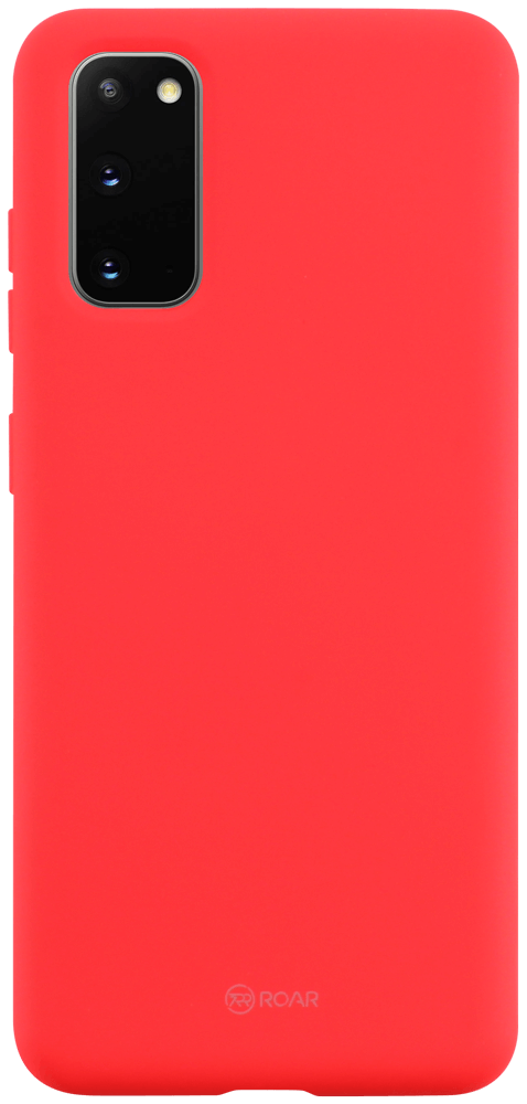 Samsung Galaxy S20 (SM-G980F) szilikon tok gyári ROAR piros