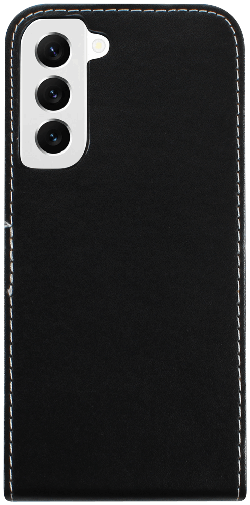 Samsung Galaxy S22 Plus 5G (SM-S906B) lenyíló flipes bőrtok fekete