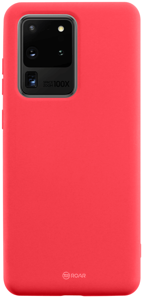 Samsung Galaxy S20 Ultra (SM-G988B) szilikon tok gyári ROAR piros