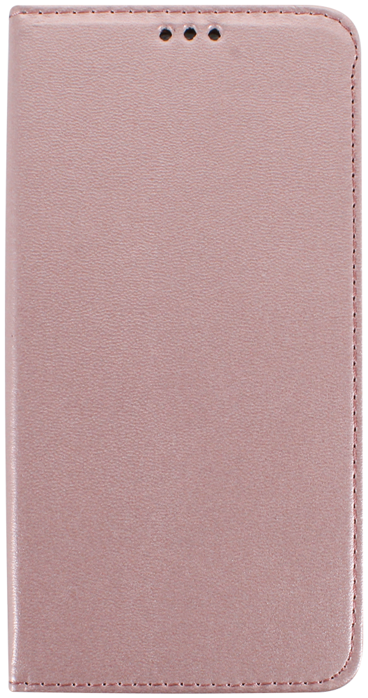 LG K50S oldalra nyíló flipes bőrtok asztali tartó funkciós rozéarany