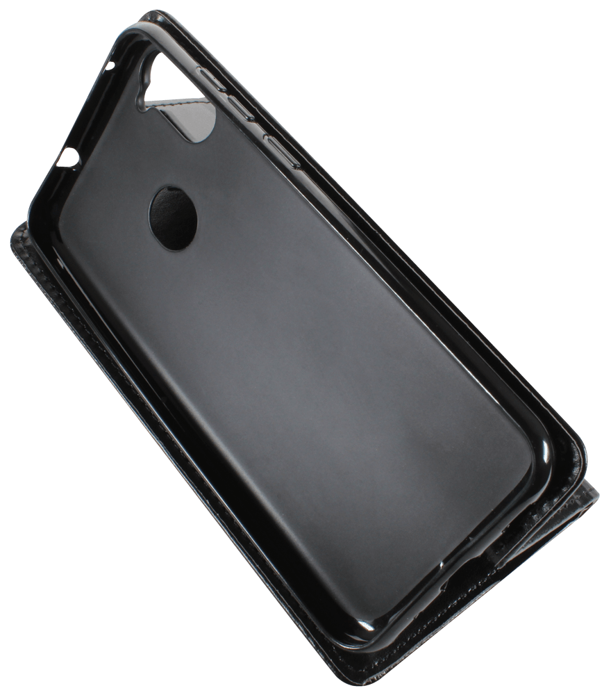 Samsung Galaxy M11 (SM-M115F) oldalra nyíló flipes bőrtok asztali tartó funkciós fekete