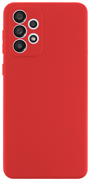 Samsung Galaxy A33 5G (SM-A336) szilikon tok kameravédővel matt piros