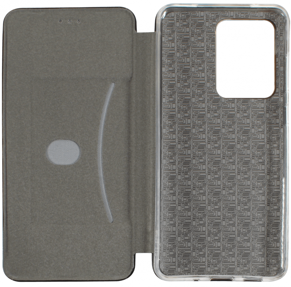 Samsung Galaxy S20 Ultra 5G (SM-G988B) oldalra nyíló mágneses flipes bőrtok prémium minőség fekete