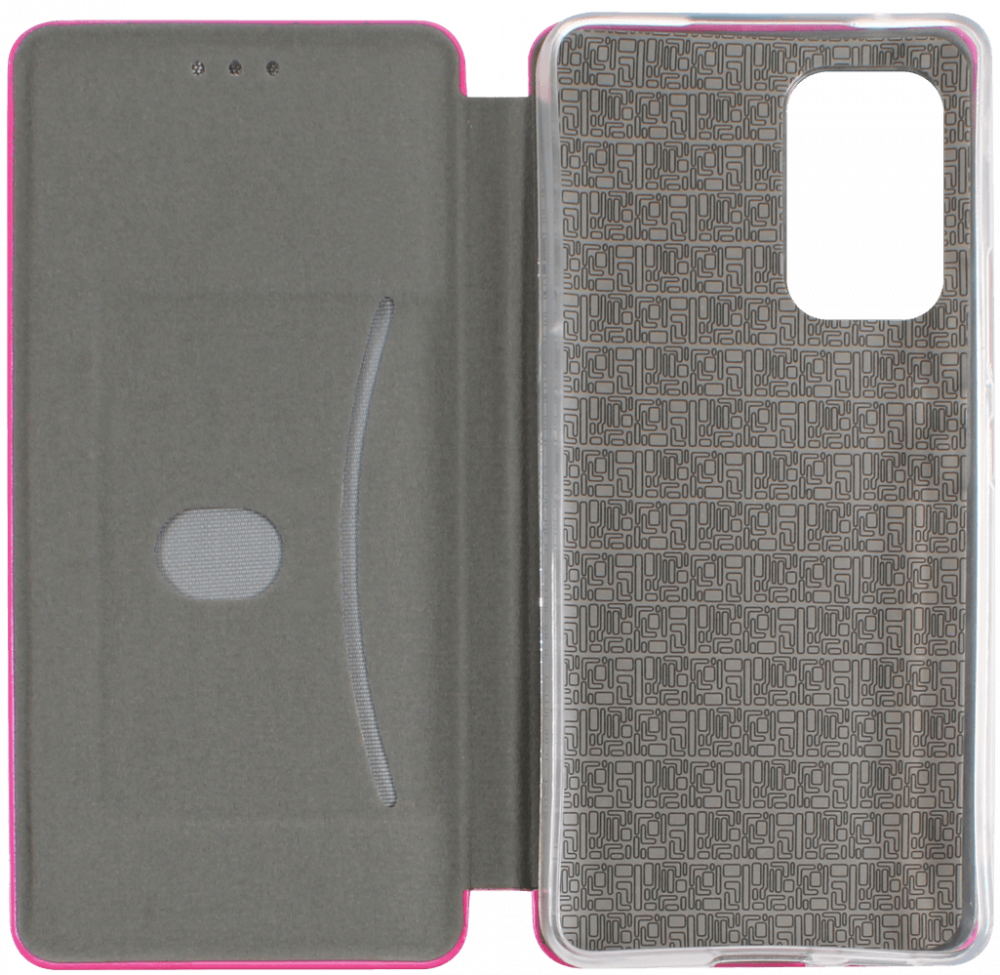 Samsung Galaxy A53 5G (SM-A5360) oldalra nyíló mágneses flipes bőrtok prémium minőség rózsaszín