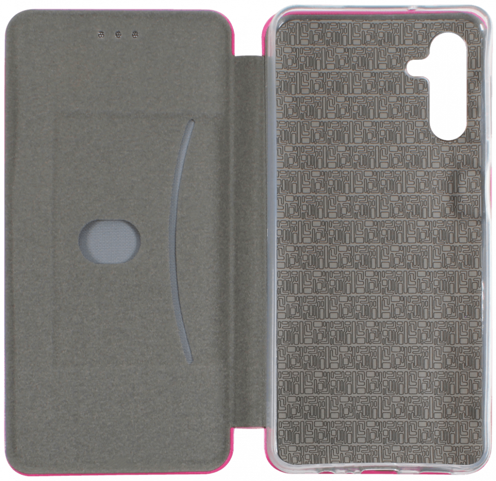 Samsung Galaxy A13 5G (SM-A136) oldalra nyíló mágneses flipes bőrtok prémium minőség rózsaszín