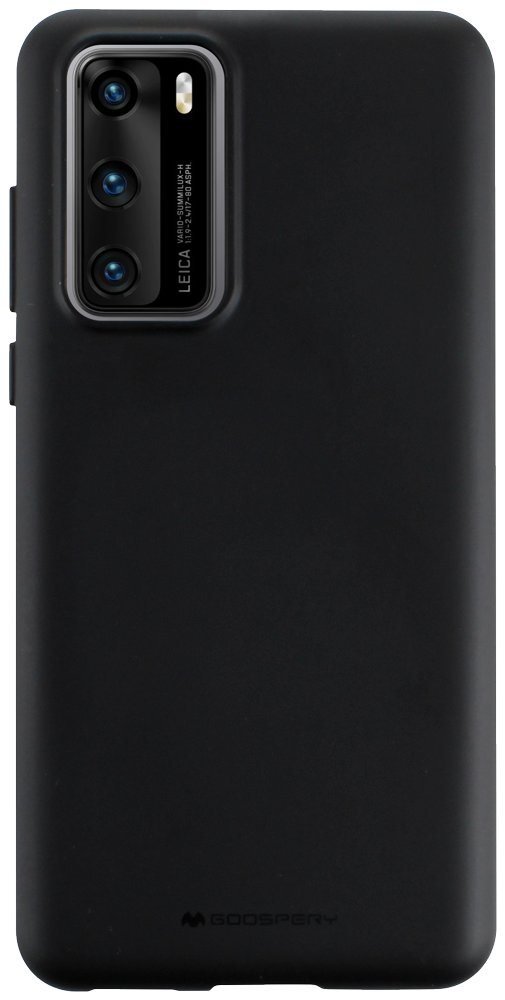 Huawei P40 szilikon tok gyári MERCURYCASE fekete