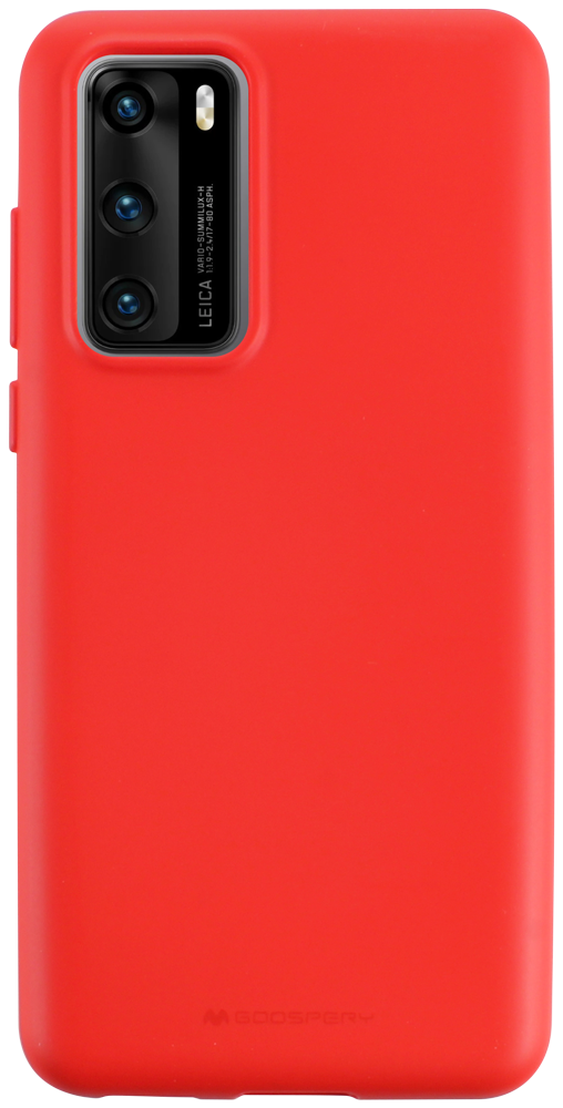 Huawei P40 szilikon tok gyári MERCURYCASE piros