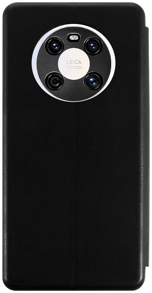 Huawei Mate 40 oldalra nyíló mágneses flipes bőrtok prémium minőség fekete
