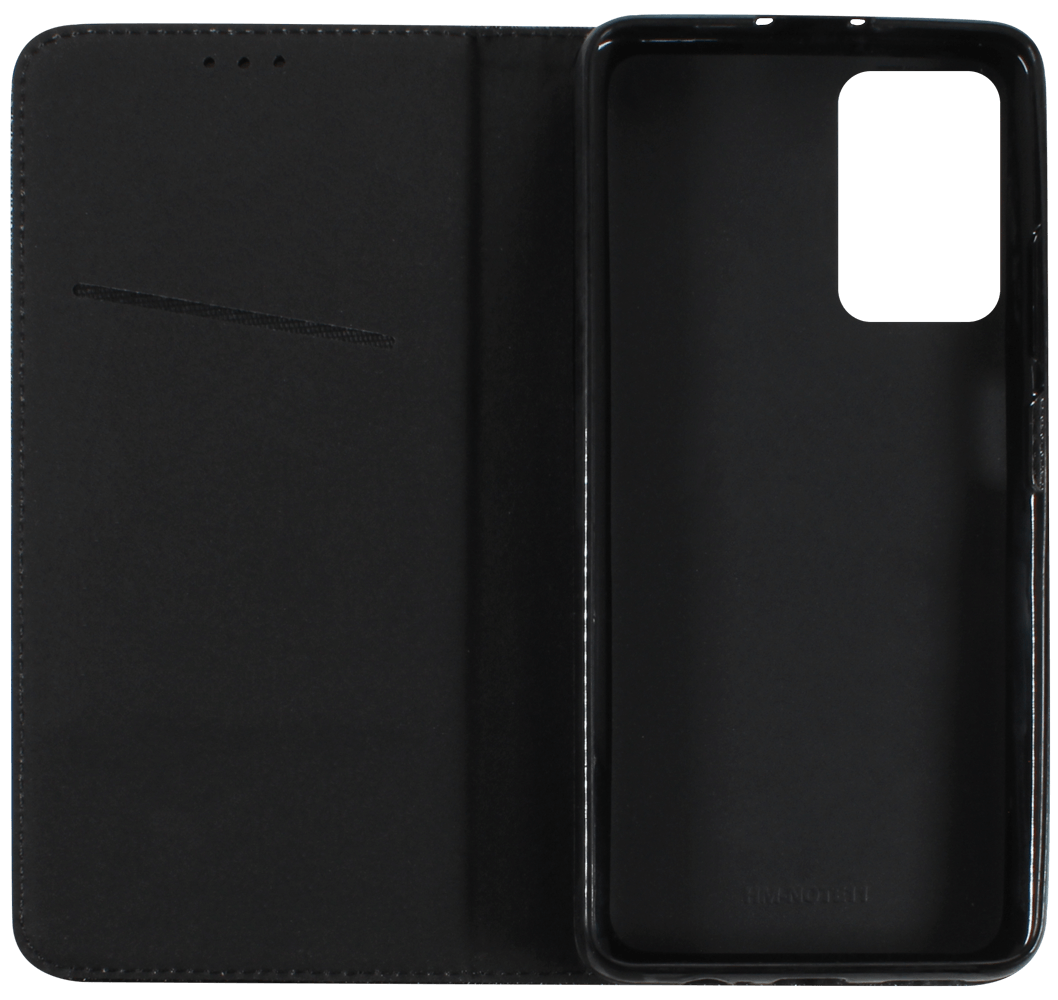 Xiaomi Poco M4 Pro 5G oldalra nyíló flipes bőrtok rombusz mintás fekete