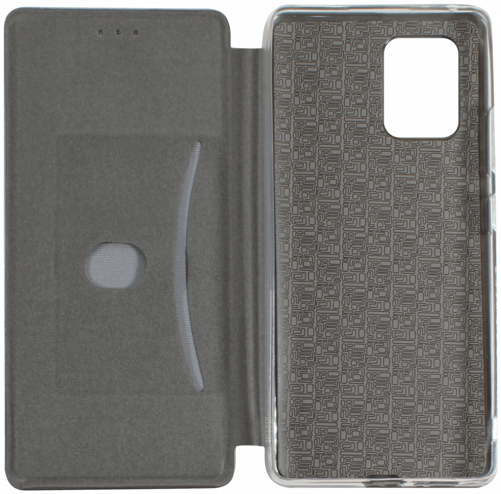 Samsung Galaxy S10 Lite (SM-G770F) oldalra nyíló mágneses flipes bőrtok prémium minőség ezüst