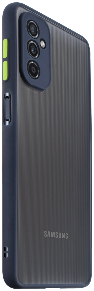 Samsung Galaxy M52 5G (SM-M526BR) kemény hátlap Vennus Button Bumper sötétkék