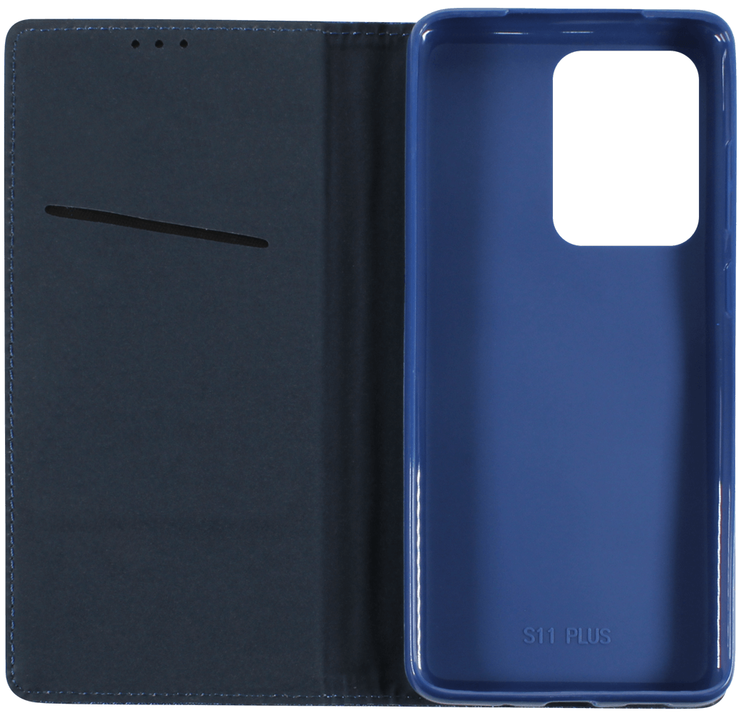 Samsung Galaxy S20 Ultra 5G (SM-G988B) oldalra nyíló flipes bőrtok rombusz mintás sötétkék
