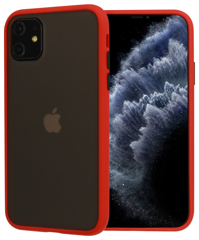 Samsung Galaxy S22 Plus 5G (SM-S906B) kemény hátlap Vennus Button Bumper piros