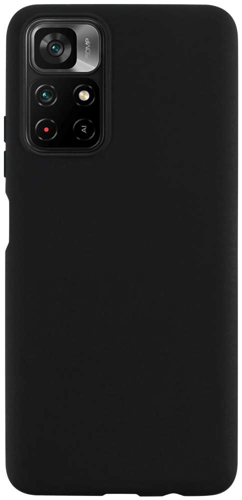 Xiaomi Redmi Note 11S 5G szilikon tok matt fekete