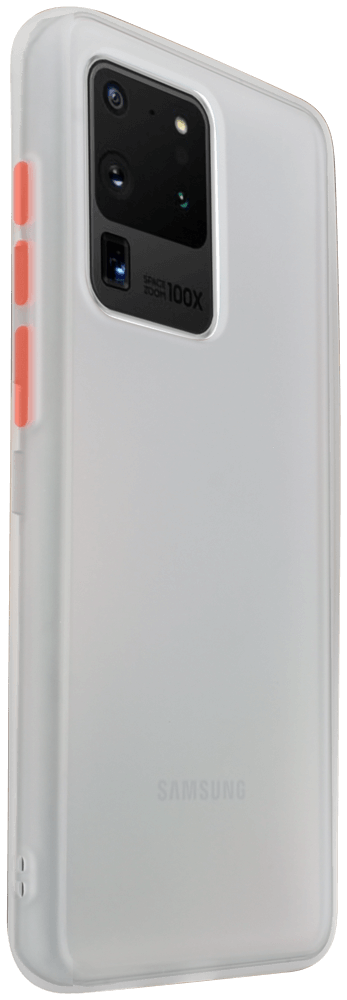 Samsung Galaxy S20 Ultra 5G (SM-G988B) kemény hátlap Vennus Button Bumper átlátszó