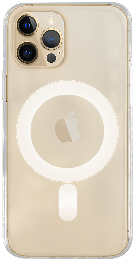 Apple iPhone 12 Pro szilikon tok gyári MagSafe kameravédővel átlátszó