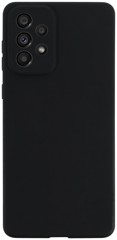 Samsung Galaxy A73 5G (SM-A736B) szilikon tok kameravédővel matt fekete