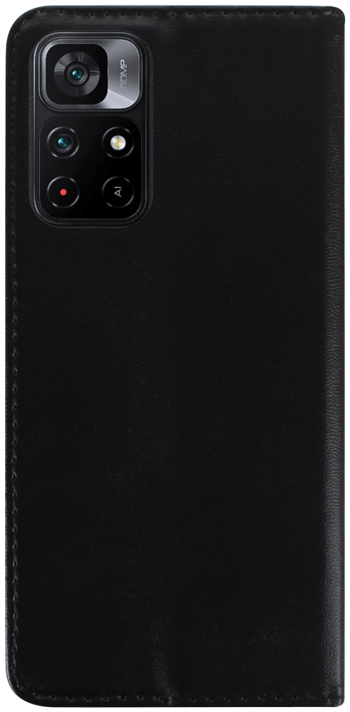 Xiaomi Poco M4 Pro 5G oldalra nyíló flipes bőrtok asztali tartó funkciós fekete