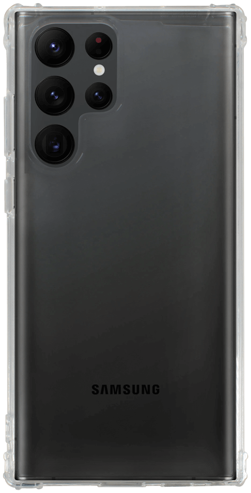 Samsung Galaxy S22 Ultra 5G (SM-S908B) szilikon tok közepesen ütésálló légpárnás sarok átlátszó